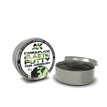 AK Elastic Masking Putty reusable elastic camouflage putty for precise airbrushing and surface masking without residue.