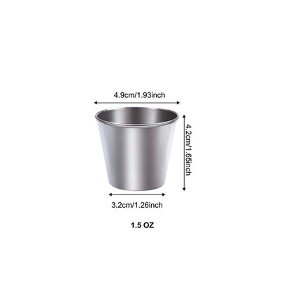 Stainless Steel Mixing Cups 45ml