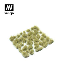 Vallejo Scenery Wild Tuft Dense Beige showing 35 units of 6mm large dense beige wild tufts for diorama and model scenery.