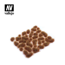 Vallejo Scenery Wild Tuft Dry model grass tufts for realistic scenery and diorama detailing in miniature landscapes.