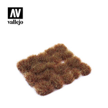Vallejo Scenery Wild Tuft Dry with realistic brown grass texture for miniature landscapes and diorama scenery crafting.